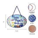 Welcome To Nana & Papa's Decorative Door Signs