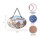 "Willkommen" Decorative Ceramic Door Sign