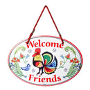 "Welcome" Rooster Decorative Door Signs