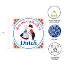 Decorative Wall Plaque Kiss Dutch Cook...