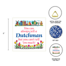 Decorative Wall Plaque Tell a Dutchman