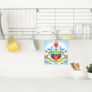 Ceramic Wall Plaque Lovebirds