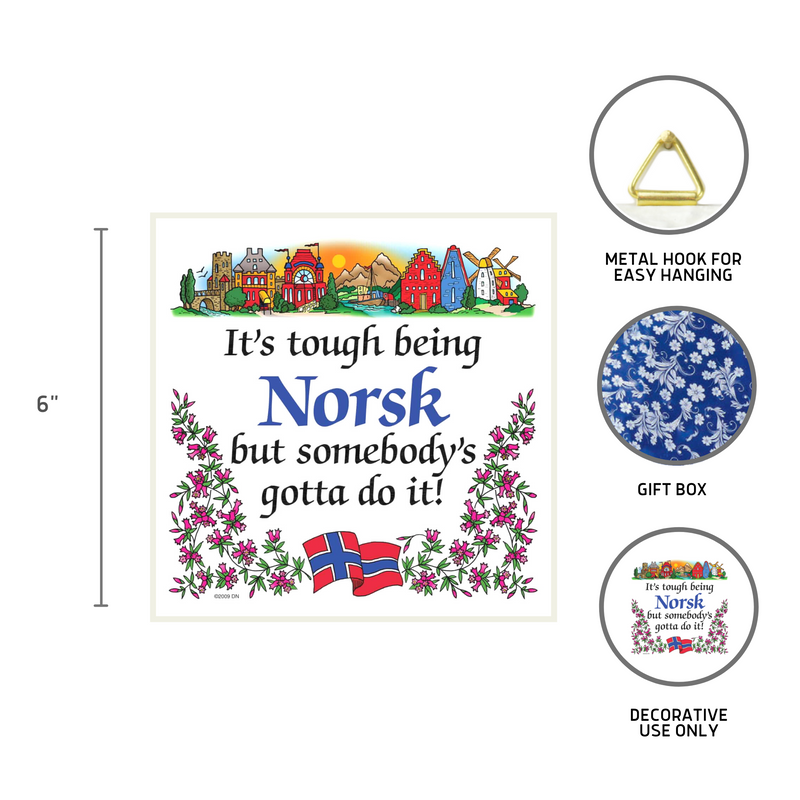 Kitchen Wall Plaques Tough Being Norsk