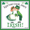 "Kiss Irish Cook" Irish Gift Tile