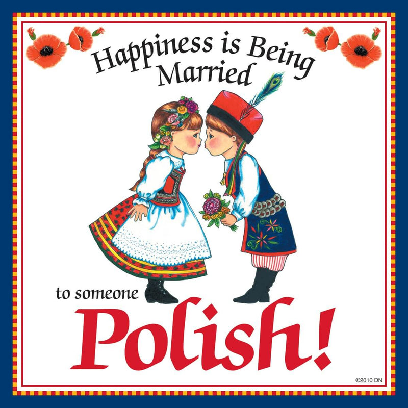 Polish Gift Tile: "Married to Polish"