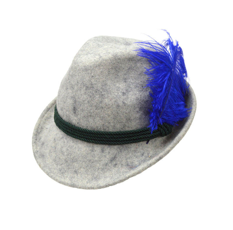 Decorative Blue Hat Feather for Festival Hats