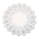 Deluxe White European Lace Rose Wedding Linen Round