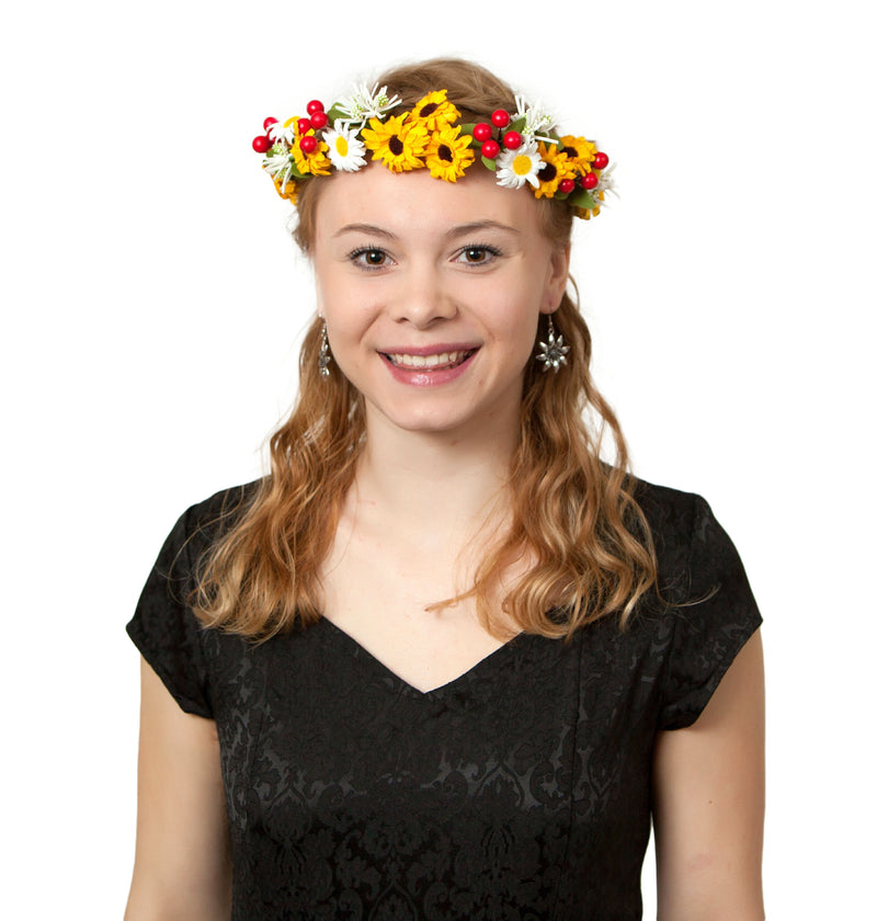 Oktoberfest Garland Golden Harvest - Edelweiss, Garlands, German, Hats, Hats-Headband, New Products, NP Upload, Under $10, Yr-2016