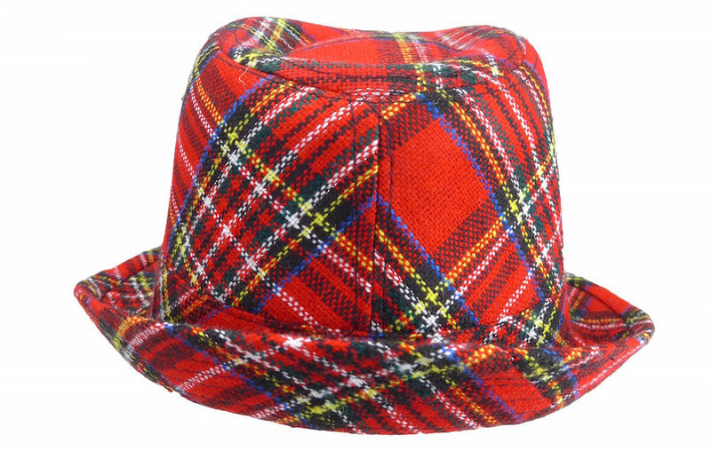 Scottish Fedora Hat - Apparel-Costumes, Felt, Hats, Hats-Fedora, Hats-Felt Fedora, Hats-Kids, Hats-Party, Oktoberfest, Scottish - 2 - 3 - 4 - 5 - 6
