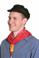 Red Shoe Tie Handkerchief Bandanna - Apparel-Costumes, Apparel-Handkerchiefs, Blue, Collectibles, Decorations, Dutch, Home & Garden, Napkin Holders, Netherlands, Red, Wooden Shoes - 2