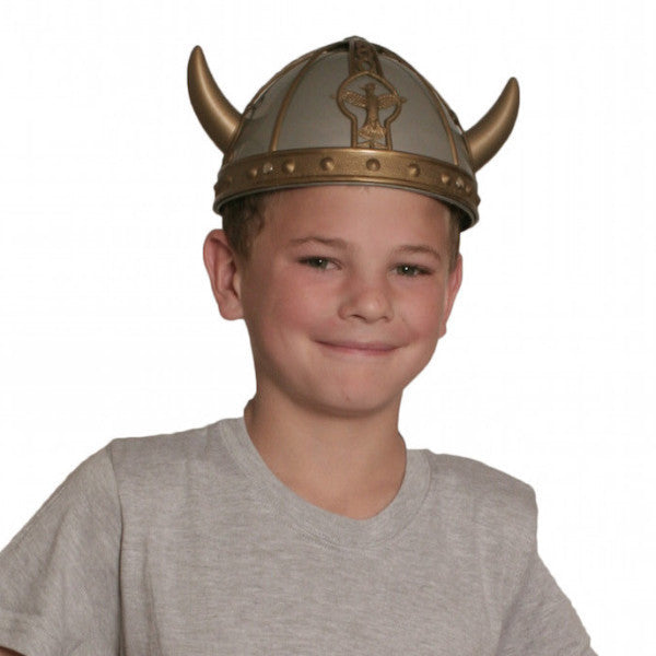 Plastic Viking Hat for Oktoberfest - Apparel-Costumes, Below $10, Hats, Hats-Kids, Hats-Party, Hats-Vikings, Norwegian, Oktoberfest, Scandinavian, Viking - 2