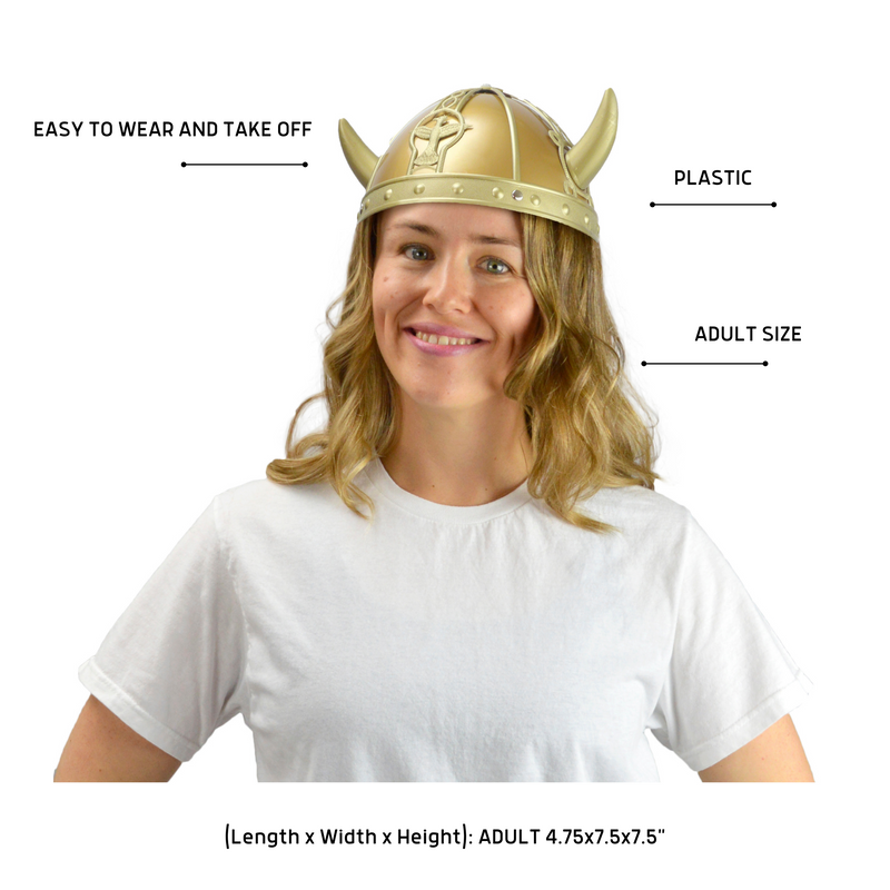 Plastic Viking Hat for Oktoberfest