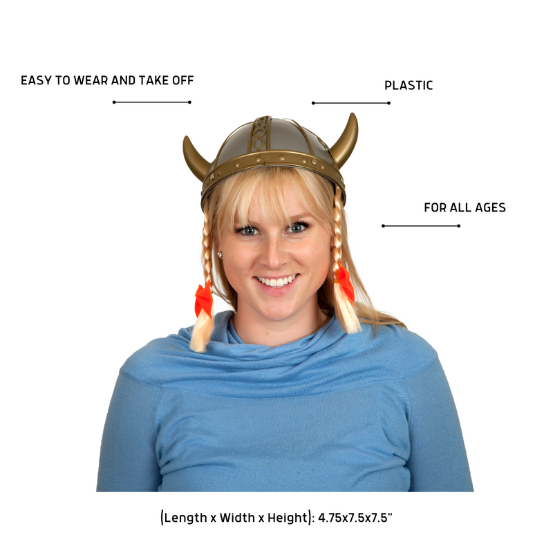 Plastic Female Hat: Viking Oktoberfest