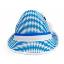 Bavarian Checkered Fedora Oktoberfest Hat