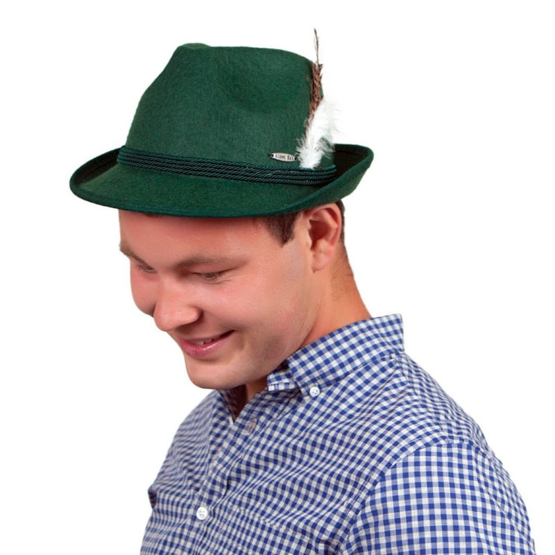Herren Hut Trachtenhut Filzhut Mit Kordel UNISEX Tiroler Wanderhut Oktoberfest E