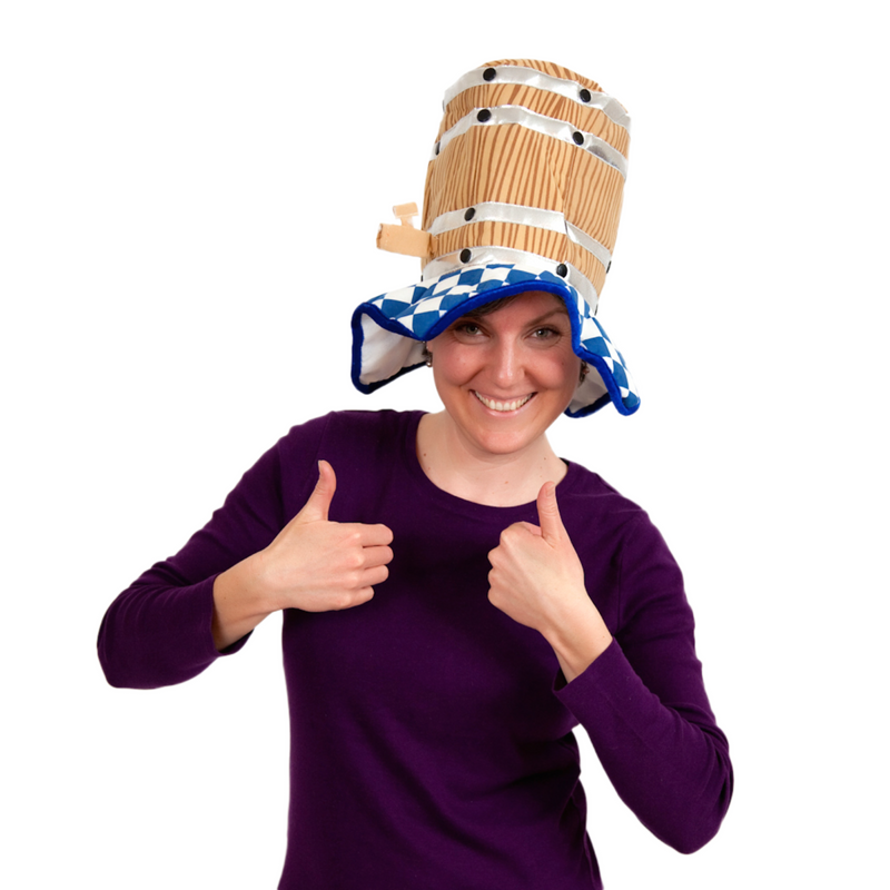 Oktoberfest Costume Beer Barrel Hat