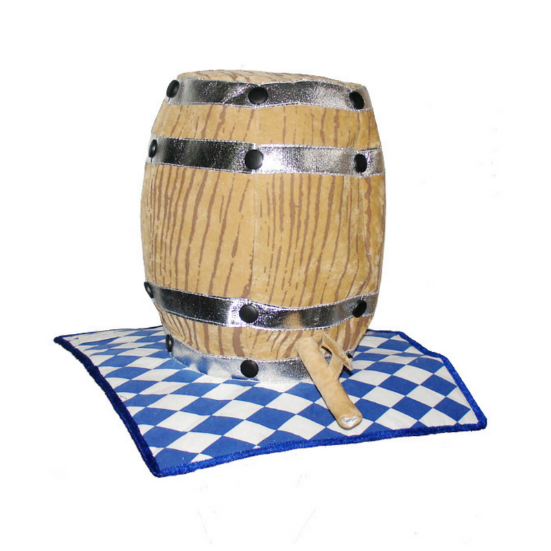 Oktoberfest Costume Beer Barrel Hat