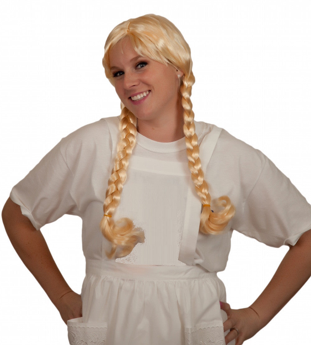 Fraulein Pigtail Wig Blonde Wigs Female Fraulein Pigtail Wig Blonde Wigs Female