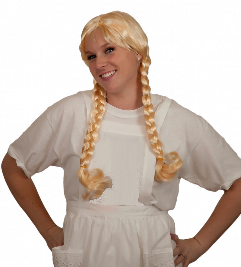 Oktoberfest Party Blond Costume Wig - Apparel-Costumes, German, Germany, Hats, Hats- Braids, Hats-Kids, Hats-Party, Hats-Wigs, Oktoberfest, Top-GRMN-B