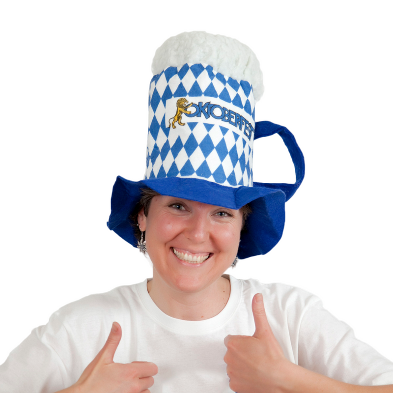 Beer Stein Shaped Oktoberfest Party Hat