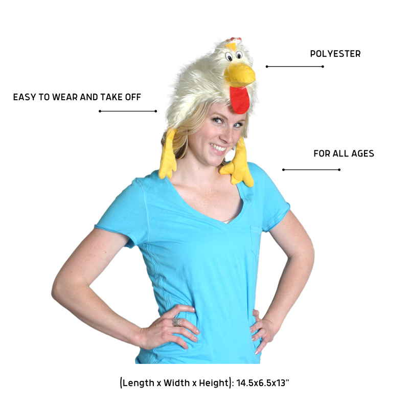 Oktoberfest Rooster Chicken Dance Party Hat