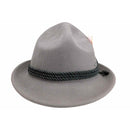 German Bavarian Style 100% Wool Gray Hat