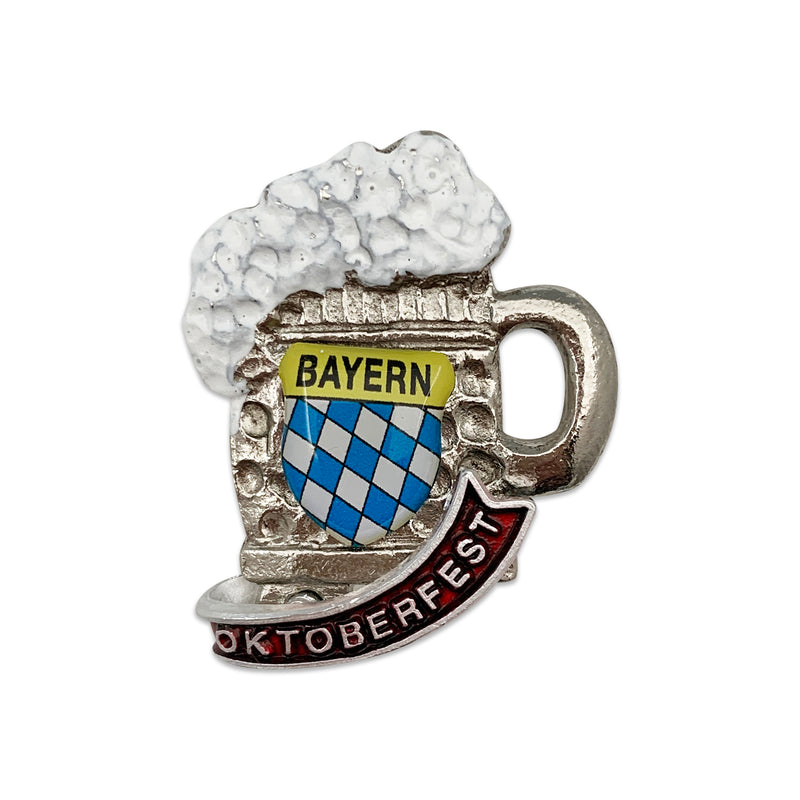 Collectible Oktoberfest Beer Mug Deluxe German Hat Pin