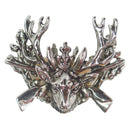 German Hunting Hat Pin with Stag & Rifles