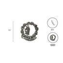 Medallion Beer Stein with Germany Hat Pin for German Hat