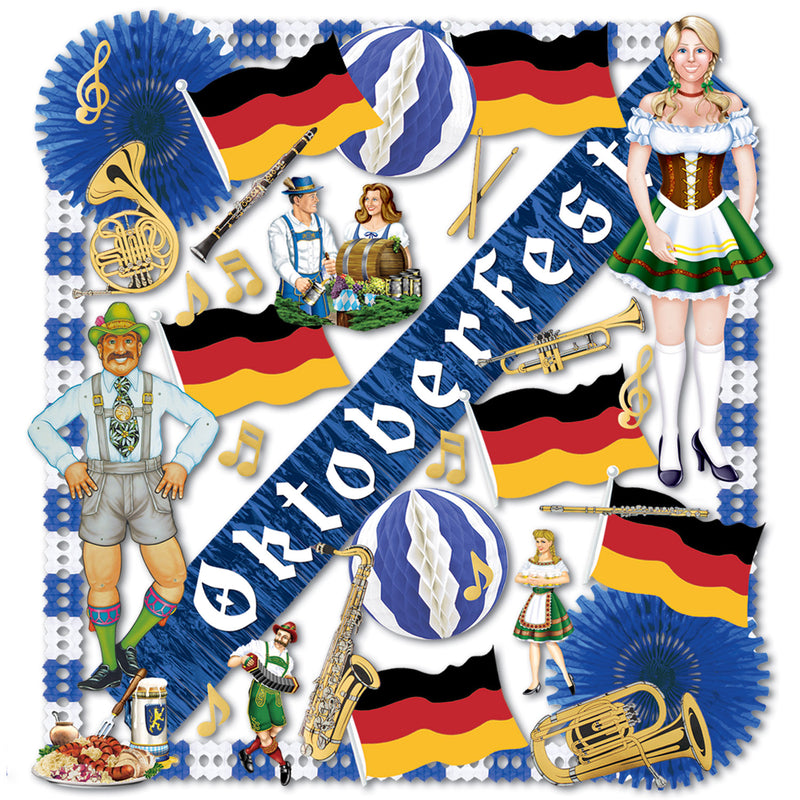 Instant Oktoberfest Party Decorating Kit Bundle