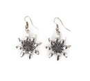 German Edelweiss Earrings - Apparel-Costumes, Earrings, Edelweiss, German, Germany, Jewelry, Top-GRMN-B