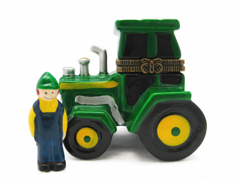 Green Tractor Jewelry Boxes - Collectibles, Figurines, General Gift, Hinge Boxes, Hinge Boxes-General, Home & Garden, Jewelry Holders, Kids, PS-Party Favors, Toys