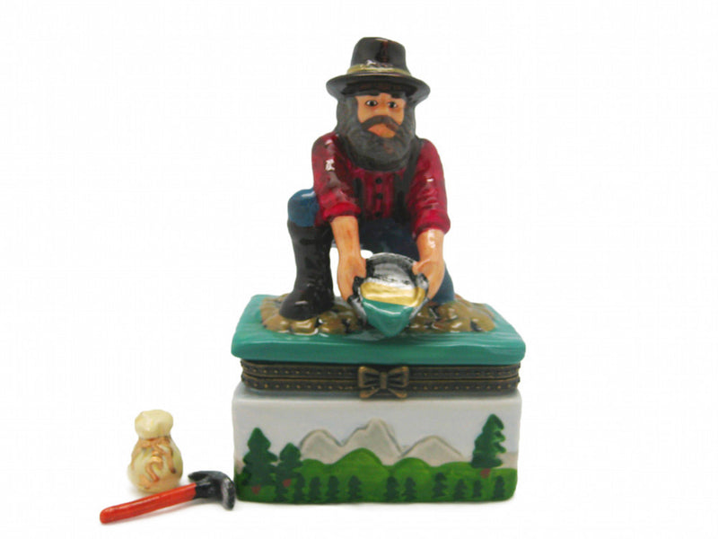 Western Prospector Treasure Boxes - Collectibles, Figurines, General Gift, Hinge Boxes, Hinge Boxes-Western, Home & Garden, Jewelry Holders, Kids, Toys, Western