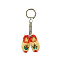 Dutch Wooden Shoes Keychain Natural