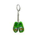 Dutch Wooden Shoes Keychain Natural