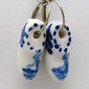 Small Dutch Clogs Delft Ceramic Keychain - Apparel & Accessories, Collectibles, CT-551, CT-600, Dutch, Key Chains, Key Chains-Dutch, PS-Party Favors, PS-Party Favors Dutch, Toys - 2