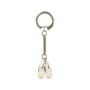 Small Dutch Clogs Delft Ceramic Keychain