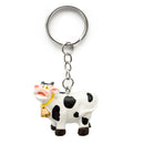 Novelty Cow Keychain made of Poly Resin