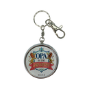 "Opa is the Greatest!" Metal Round Pill Box Keychain