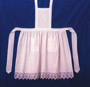 Deluxe Adult Victorian Lace Costume Full Apron Beige Deluxe Adult Victorian Lace Costume Full Apron Beige