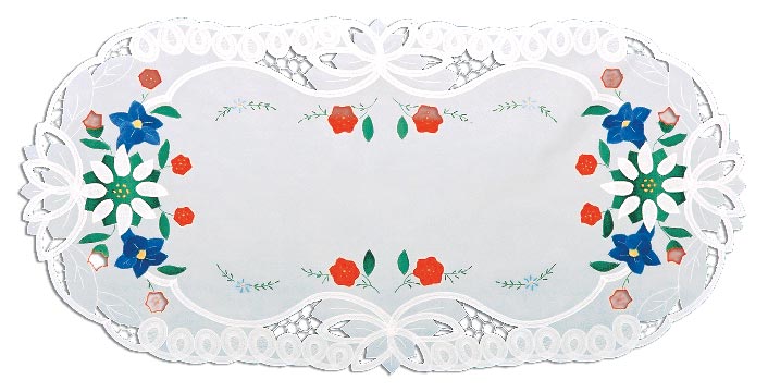 German Edelweiss Oktoberfest Table Runners