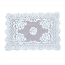 Oktoberfest Alpine Rose Rectangular White Table Linen