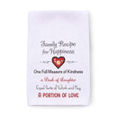 Family Recipe Decorative Print Towel