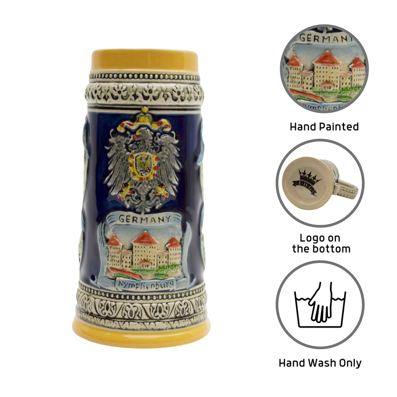 Landmarks Ceramic German Beer Stein