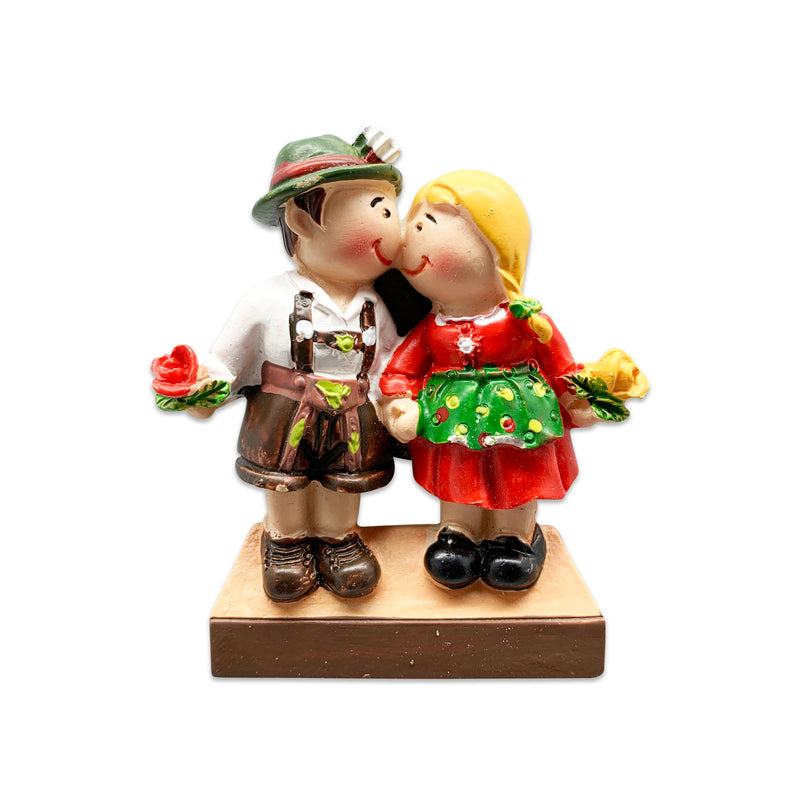 German Couple Refrigerator Magnet