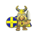 Norwegian Viking Scandinavian Kitchen Magnet - Below $10, Collectibles, Home & Garden, Kitchen Magnets, Magnets-Refrigerator, New Products, Norwegian, NP Upload, PS-Party Favors, Scandinavian, Viking, Yr-2017