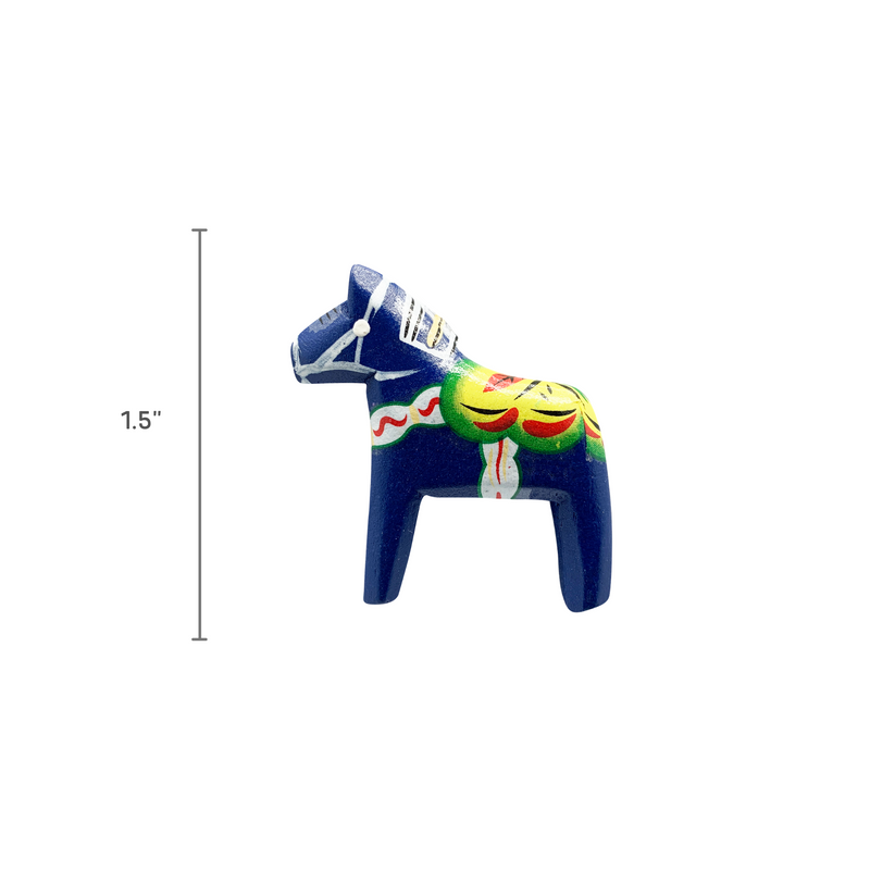 Dala Horse Blue Magnet