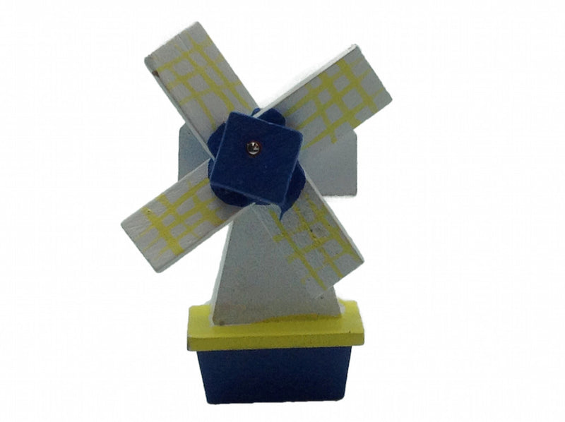 Wooden Windmill Magnet Holland - Blue, Collectibles, Color, Decorations, Dutch, Green, Home & Garden, Kitchen Magnets, Magnets-Dutch, Magnets-Refrigerator, Natural, PS-Party Favors, PS-Party Favors Dutch, Red, Windmills, wood - 2 - 3 - 4