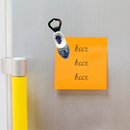 Bottle Opener Refrigerator Magnet Wooden Shoe Delft