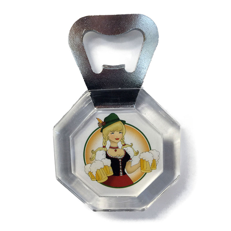 Acrylic German Lady Bottle Opener